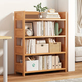 Estante de almacenamiento de bambú de 3 niveles - Organizador de cocina autosoportante, unidad de estantería versátil para baño, sala de estar y oficina, diseño duradero y elegante con múltiples compartimentos, ensamblaje fácil