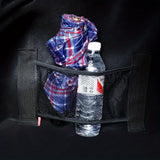 1pc Organizador de Maletero de Coche de Malla Elástica de Nylon Duradero - Accesorios Interiores de Vehículo Red de Almacenamiento, Bolsillo de Carga Colgante para Respaldo de Asiento Trasero, No Se Necesita Electricidad, Negro, Almacenamiento y Organiza