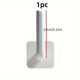 1/2/5 ganchos adhesivos de plástico - Sujeción fuerte, colgadores para pared sin clavos, diseño antideslizante, ideal para colgar bolsas, llaves y accesorios, colgador de accesorios | Colgador de pared moderno | Diseño de sujeción segura, ganchos utilita