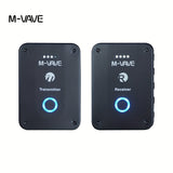 Sistema de micrófono inalámbrico WP-9 de 2,4 GHz con monitor de auriculares, transmisor y receptor recargable por USB-C, funcionalidad de estéreo/mono/silencio, conectividad universal, alimentado por batería de litio