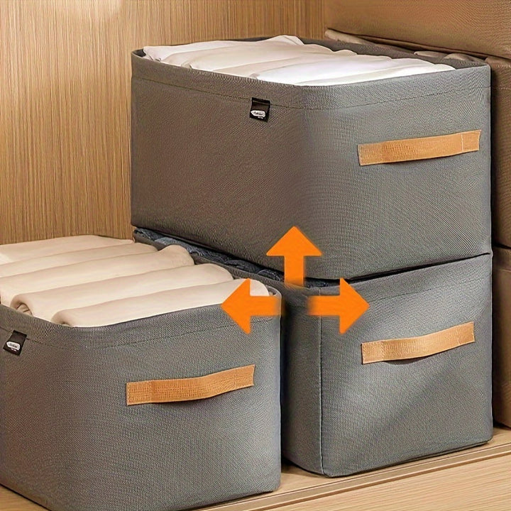 Bolsa De Almacenamiento De Ropa Simple, Organizador De Armario Plegable Y A Prueba De Polvo Para El Hogar, Dormitorio