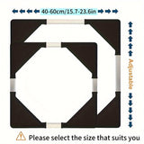 Carro para Electrodomésticos de Acero Inoxidable - 4 Ruedas Bloqueables, Compatible con Refrigerador/Lavadora, Base Ajustable, Diseño Antihumedad y Antichoque, Estante Móvil Elevado