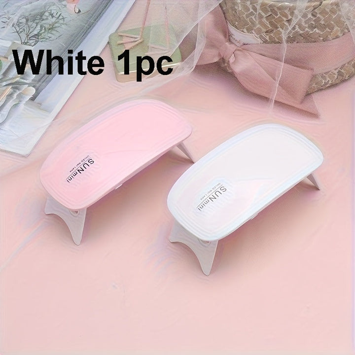 SUNmini / Secador de uñas LED - Máquina de curado de barniz de gel con micro USB, equipo de arte de uñas compacto de plástico para manicuras, herramienta de cuidado de uñas | Secador de uñas compacto | Construcción de plástico, máquina secadora de uñas