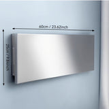 Estante plegable de acero inoxidable para montar en la pared - Organizador de cocina sin ensamblaje y resistente al óxido, con almacenamiento abierto para especias, utensilios y ollas - Diseño clásico que ahorra espacio para cocinas modernas, almacenamie