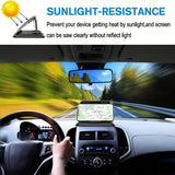 Soporte Multifunción para Teléfono en el Coche con Base de Ventosa, Almohadilla de Silicona y Clip Universal para Navegación Creativa - Soporte para Salpicadero