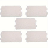 5pcs Placa De Mica Para Horno Microondas Hoja De Cubierta De Guía De Onda De Microondas Accesorio De Reparación De Reemplazo Para Horno Microondas De Cocina
