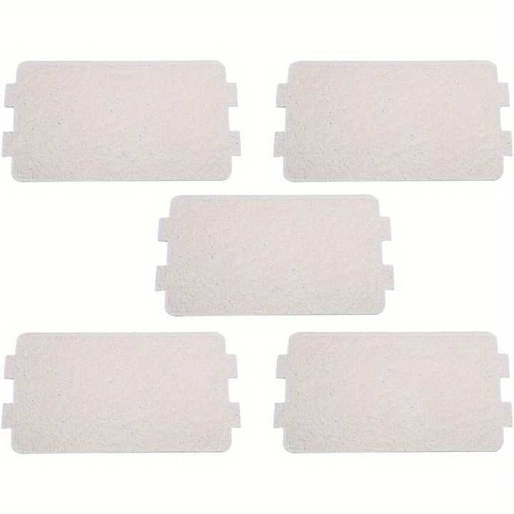5pcs Placa De Mica Para Horno Microondas Hoja De Cubierta De Guía De Onda De Microondas Accesorio De Reparación De Reemplazo Para Horno Microondas De Cocina