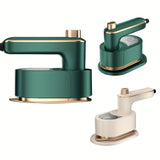 Plancha Portátil Mini de 1 Unidad con Calentamiento Rápido en 15s, Plancha Eléctrica a Vapor con Base Giratoria 180° - Ligera y Compacta para Viajes, Tela, Seda, Tejidos de Punto, Poliéster - Compatible con Enchufes US (110V) - Ideal para Viajeros y Prof