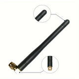 1/2/5pcs ETMY Antena Wi-Fi Externa Negra para Tarjetas de Internet - Conector SMA-M, Banda de 2.4GHz, Longitud de 11cm, Compatible con TP-Link AX200NGW, 8265AC, 7265AC, 9560AC, M.2 NGFF - Ideal para Router, Adaptador USB, Cámaras de Seguridad y Monitores