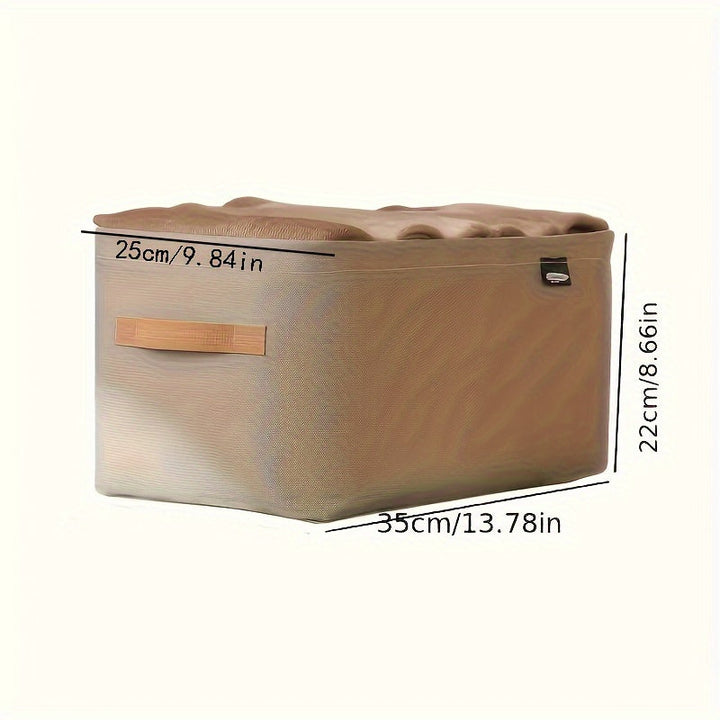 Bolsa De Almacenamiento De Ropa Simple, Organizador De Armario Plegable Y A Prueba De Polvo Para El Hogar, Dormitorio