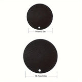 Tapete de Silicona, Trípode de Silicona, Juego de Agarraderas Resistentes al Calor, 2 Tamaños, Almohadilla Antideslizante Multifuncional, Adecuada para Hot Pot, Plato Caliente, Abridor de Botellas, Adecuada para Aislamiento Térmico de Cocina, Soporte par