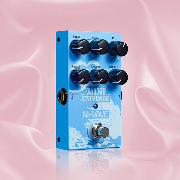 Pedal de Guitarra Eléctrica M-VAVE - Efecto de Reverb de Modelado Digital con Opción de Alimentación USB, Efecto