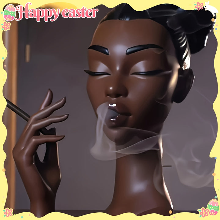 Juego de 3 Quemadores de Incienso Elegantes con Diseño de Silueta Femenina - Difusor Multifuncional para Aromaterapia, Decoración Ideal para Hogar y Oficina, Regalo Único para Uso en Interiores y Exteriores