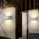 Luz de pared LED con cabeza doble y cabeza simple, luz de jardín de porche con temperatura blanca cálida de 3000K, iluminación comercial para calles y áreas, decoración de balcones y patios con lámpara de iluminación.