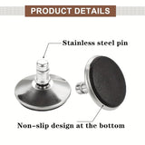 5pcs Rodamientos Antideslizantes para Sillas de Oficina - Fácil Instalación, Protege Suelos de Madera y Alfombras, Ajusta a Tallos de 5.08cm