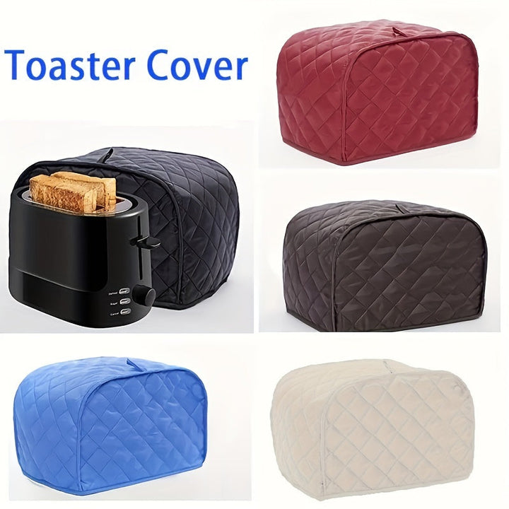 1 Funda Para Tostadora, Tela De Poliéster Acolchada Para 2 Y 4 Rebanadas, Fundas A Prueba De Polvo Para Electrodomésticos Pequeños De Cocina Con Protección De Huellas Dactilares, Se Adapta A La Mayoría De Tostadoras Estándar De 4/2 Rebanadas, Horno De Mi