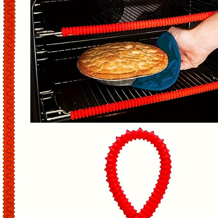 Protectores de Rejilla para Horno de Silicona de 35.56 cm - Seguros para Alimentos, Resistentes al Calor, Fáciles de Limpiar, Juego de 5.08 cm