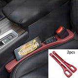 2 piezas de parantes de asientos de coche | Caja de almacenamiento multifuncional | Organizador de teléfono, llaves y monedas anti-caída y hermético