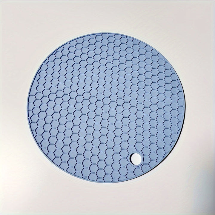 Tapete de Silicona, Trípode de Silicona, Juego de Agarraderas Resistentes al Calor, 2 Tamaños, Almohadilla Antideslizante Multifuncional, Adecuada para Hot Pot, Plato Caliente, Abridor de Botellas, Adecuada para Aislamiento Térmico de Cocina, Soporte par