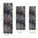 1pc Alfombra de cocina suave y cómoda con patrón geométrico, alfombra de baño antideslizante, absorbente, lavable en máquina, poliéster 100.00, tejido de punto rectangular para el hogar, lavandería - Solo lavado a mano