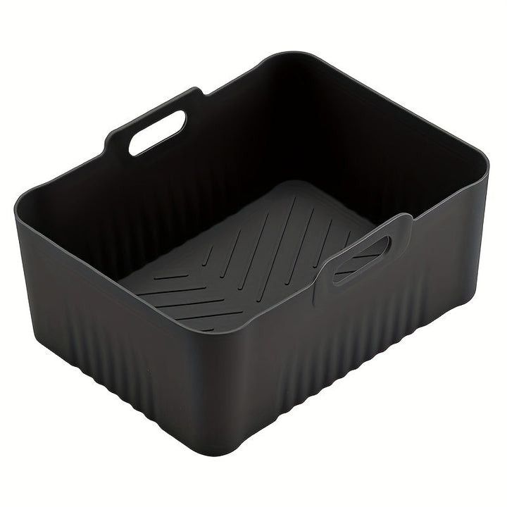 Ninja AF400EU, AF451EU bandeja de silicona para hornear - Superficie antiadherente y fácil de limpiar para freidor de aire, horno, microondas, perfecta para cocinar y hornear, bandeja de silicona para freidor de aire | bandeja fácil de limpiar | construc