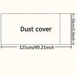 1 pieza de Cubierta para Electrodomésticos con Estampado de Estrellas para Nevera y Lavadora - Tela de Poliéster Duradera, Protector Lavable Antipolvo con Diseño Elegante de Cielo Nocturno Estrellado, Apta para Electrodomésticos Estándar, Protección para