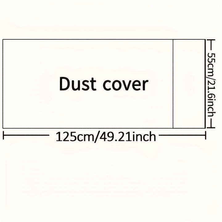 1 pieza de Cubierta para Electrodomésticos con Estampado de Estrellas para Nevera y Lavadora - Tela de Poliéster Duradera, Protector Lavable Antipolvo con Diseño Elegante de Cielo Nocturno Estrellado, Apta para Electrodomésticos Estándar, Protección para