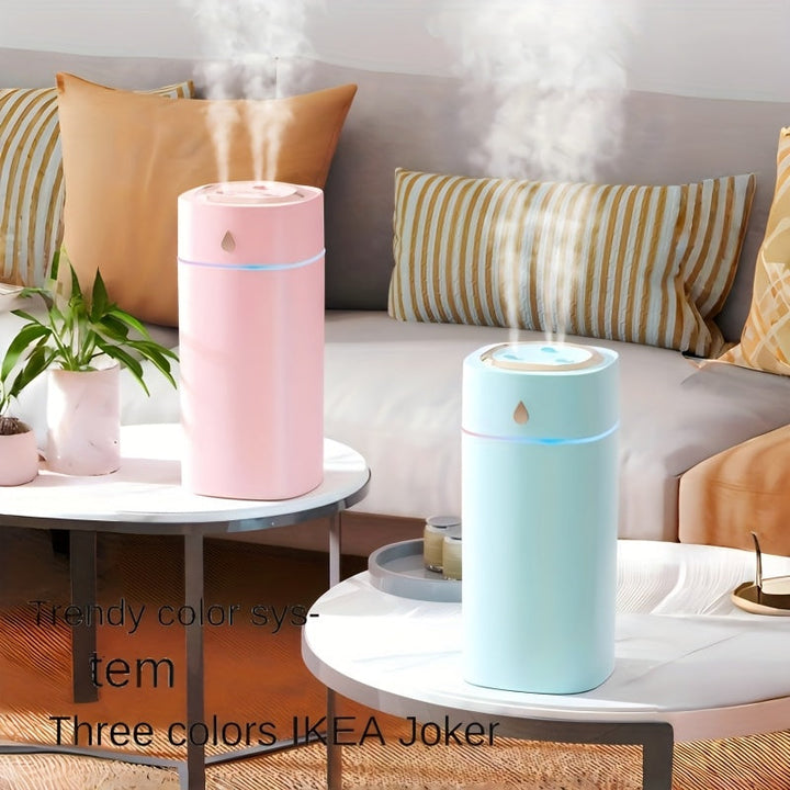 Humidificador de tres rociadores, para uso doméstico, dormitorio, funcionamiento silencioso, ambientador de escritorio y coche con aromaterapia de aceites esenciales, regalo ideal para chicas