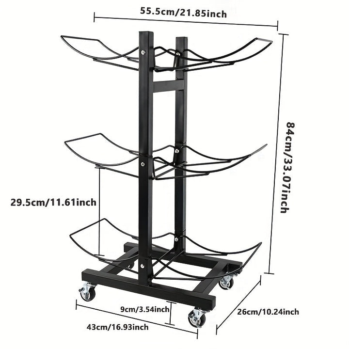 Un estantería para cubos de agua, adecuado para contenedores de agua pura, puede desmontarse, e ideal para uso en el hogar, oficina, empresa y almacén, estanterías de utilidad