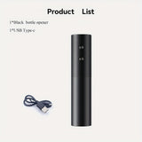 Abrebotellas eléctrico, recargable por USB, abridor de botellas automático reutilizable con un solo botón, un regalo adecuado para el hogar, la cocina, las fiestas y las bodas (negro/rojo)