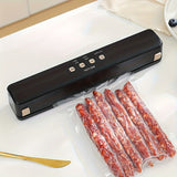 Maquina de sellado al vacío inalámbrica, recargable por USB y multifuncional, máquina pequeña para el hogar para conservación de alimentos en la cocina, máquina de sellado automática completa y conveniente