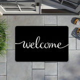 1 pieza de alfombrilla de bienvenida - Antideslizante, resistente al desgaste, fácil de limpiar, alfombrilla rectangular para interiores y exteriores, entrada, patio, áreas de alta circulación, lavable en máquina, alfombrilla de bienvenida para interiore