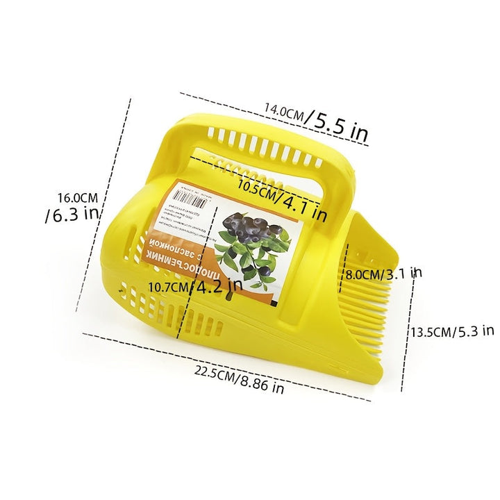 Recogedor de Arándanos Eficiente - Cosechadora Manual Fácil de Usar con Canasta de Malla Metálica, Sin Necesidad de Energía, Diseño Portátil para Jardín y Huerto | Mango Ergonómico, Construcción de Plástico Duradero, Suave con las Bayas, Equipo para Huer