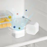 Desodorizante para Refrigerador No Eléctrico con Carbón Activado - Eliminador de Olores, Moho y Virus, Clip para Ventilación o Colocación en Gabinete para Nevera, Congelador, Cocina - Sistema Compacto de Desodorezación y Esterilización, Dispositivo Estét