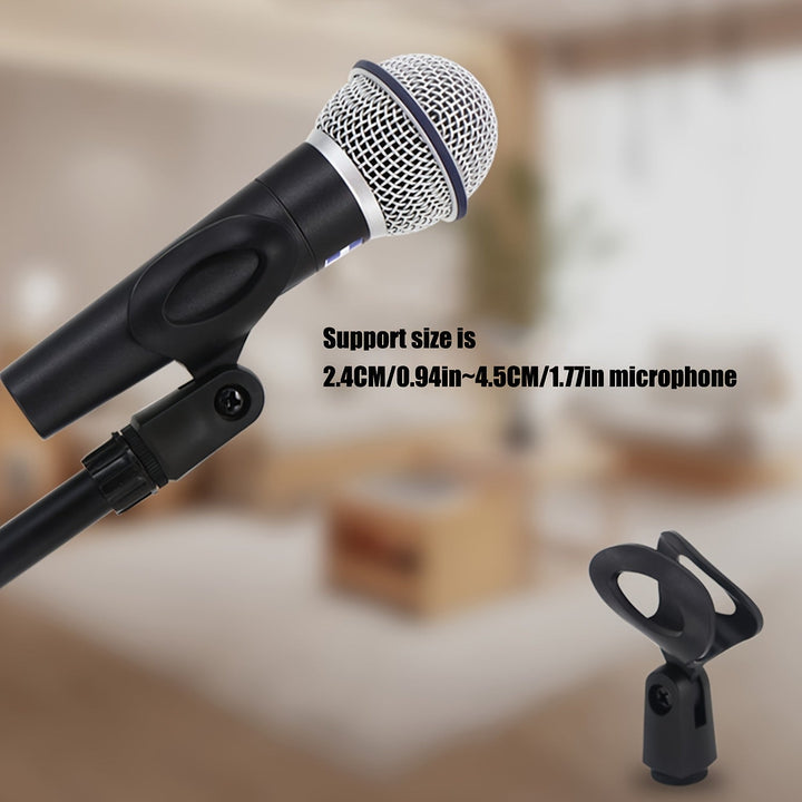 Soportes de micrófono y micrófonos con patas plegables y trípodes ideales para estudios, karaoke, shows en vivo de DJ y conferencias