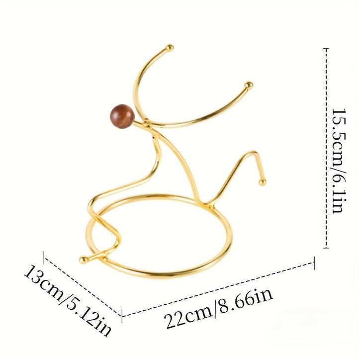 Soporte de vino humanoide creativo, portavinos y joyero en forma única, ideal para decoración de barra en casa