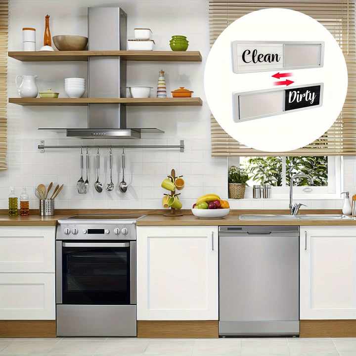 Imán de metal para lavavajillas, señal de limpieza sucia, universal, sin batería, para la organización de la cocina.