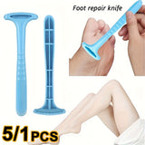 5/1 piezas, desmastrillador de pies, herramienta auxiliar para eliminar la piel muerta, adecuada para el cuidado de los pies en casa, raspador de piel dura para la piel dura.