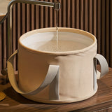 Balde Portátil Plegable para Spa de Pies - Bañera Colapsible Ligera con Asas Ergonómicas, Tela Duradera para Hogar, Viajes y Camping - Sin Necesidad de Electricidad, Herramienta Relajante para Dormitorios, Accesorio Elegante para el Baño, Estructura Resi