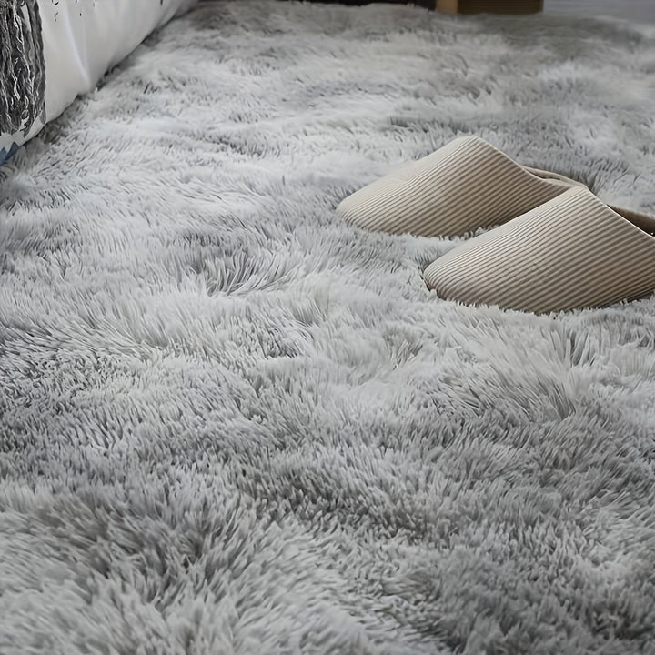 Alfombra rectangular de peluche ultra suave, antideslizante y lavable a máquina, para decoración de dormitorio, sala de estar y sala de juegos