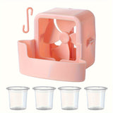 Ventilador portátil de clip, 1 unidad - Sin necesidad de taladro, diseño duradero de plástico con tecnología de aire frío para enfriamiento instantáneo, solución compacta y manos libres para el hogar, oficina o uso al aire libre, esencial para el verano,