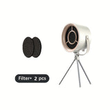 Exhausto de cocina portátil con 3 velocidades, pantalla de filtro desmontable, aceite adsorbido, ventilador de cocina mini para olla exprés y barbacoa al aire libre con 2/5/12 filtros