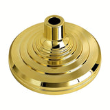 Base para asta de bandera dorada para interiores – ABS plástico resistente, con peso para mayor estabilidad, compatible con astas de 1.3”, 1.1” y 0.9”, ideal para decoración de hogar u oficina