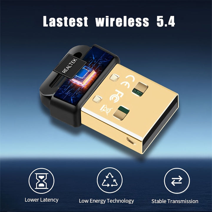 Adaptador de Red sin varillas USB 5.4, WiFi y Doble Banda, Plug and Play para Windows 11/10/8.1, Compatible con Dispositivos Alimentados por USB, Transferencia Rápida de Datos, Sin Necesidad de Fuente Externa, Adaptador Portátil, Conexión Fiable, Recibid