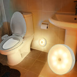 Luz nocturna LED naranja STAR con sensor de movimiento - Detección PIR ultra sensible, encendido/inicio instantáneo, eficiencia energética, desde el atardecer hasta el amanecer, perfecta para baño, mesa de noche, escaleras, pasillo, armario - Instalación