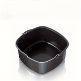 Molde de pastel redondo de metal con tapa - Molde de hornear antiadherente y resistente al calor para pasteles, muffins y pasteles redondos perfectos - Accesorios de freidora de aire duraderos para hornear en casa