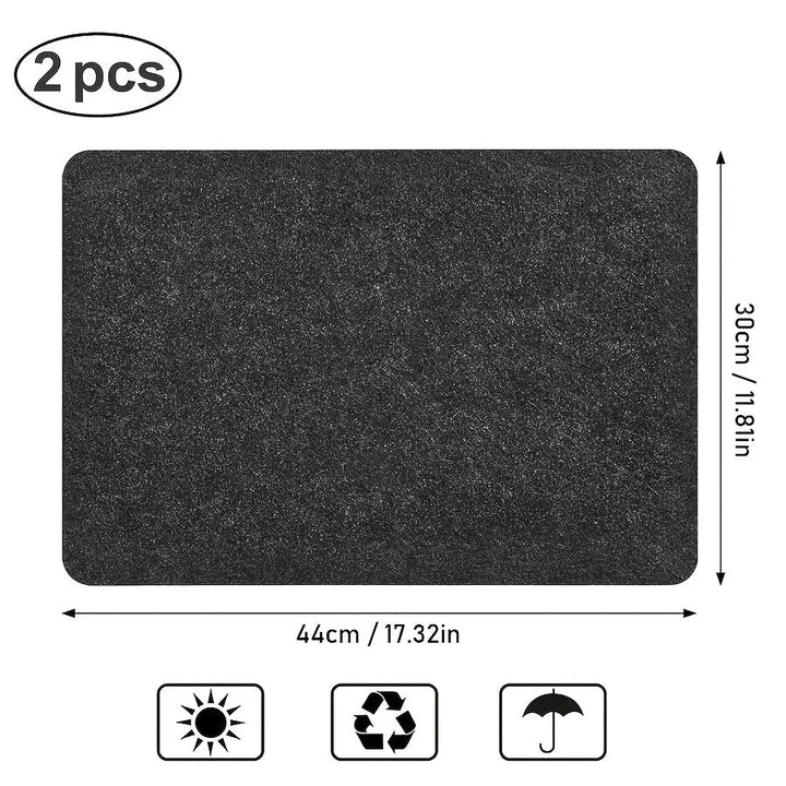 Alfombrilla Resistente al Calor para Freidora de Aire, Licuadora, Cafetera, Tostadora - Protector de Encimera de Poliéster con Función Deslizante, Encimeras, Almohadilla