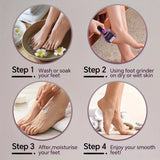 Extracción eléctrica recargable con aspiradora de polvo - Kit de cuidado de pies profesional para eliminar la piel muerta, perfecto como regalo de día del padre.