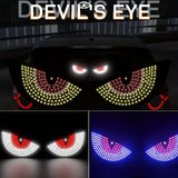 Ojo del Diablo LED para Coche - Luz Decorativa de Ojo Malvado con Ojos Rojos Brillantes, Instalación Fácil en Autos, Camiones y SUVs - Iluminación Ambiental USB, Sin Necesidad de Cableado - Accesorio Automotriz, Luces Interiores, Iluminación Única para V