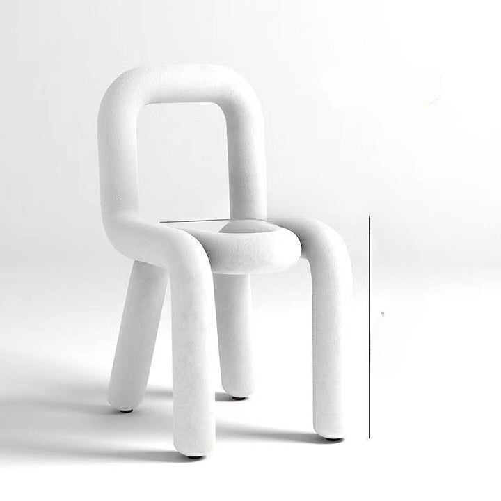 1 pieza Silla de Acero Moderna y Colorida con Respaldo - Diseño Elegante Apilable para Hogar, Oficina o Decoración de Tienda - Verde Brillante, Amarillo, Azul, Naranja - Forma Contemporánea Elegante - Ideal para Dormitorio, Sala de Estar u Espacio de Tra